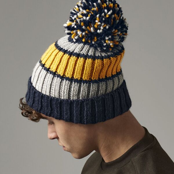 Hygge striped beanie Thumbnail